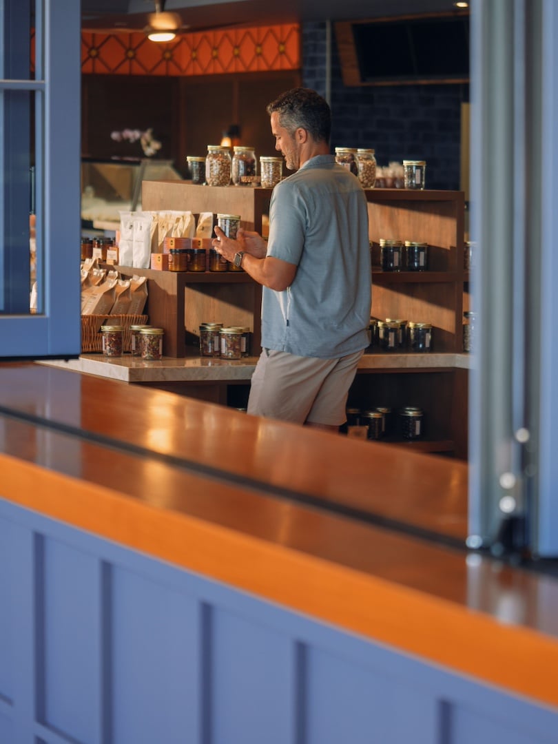 A man shopping at Loulu