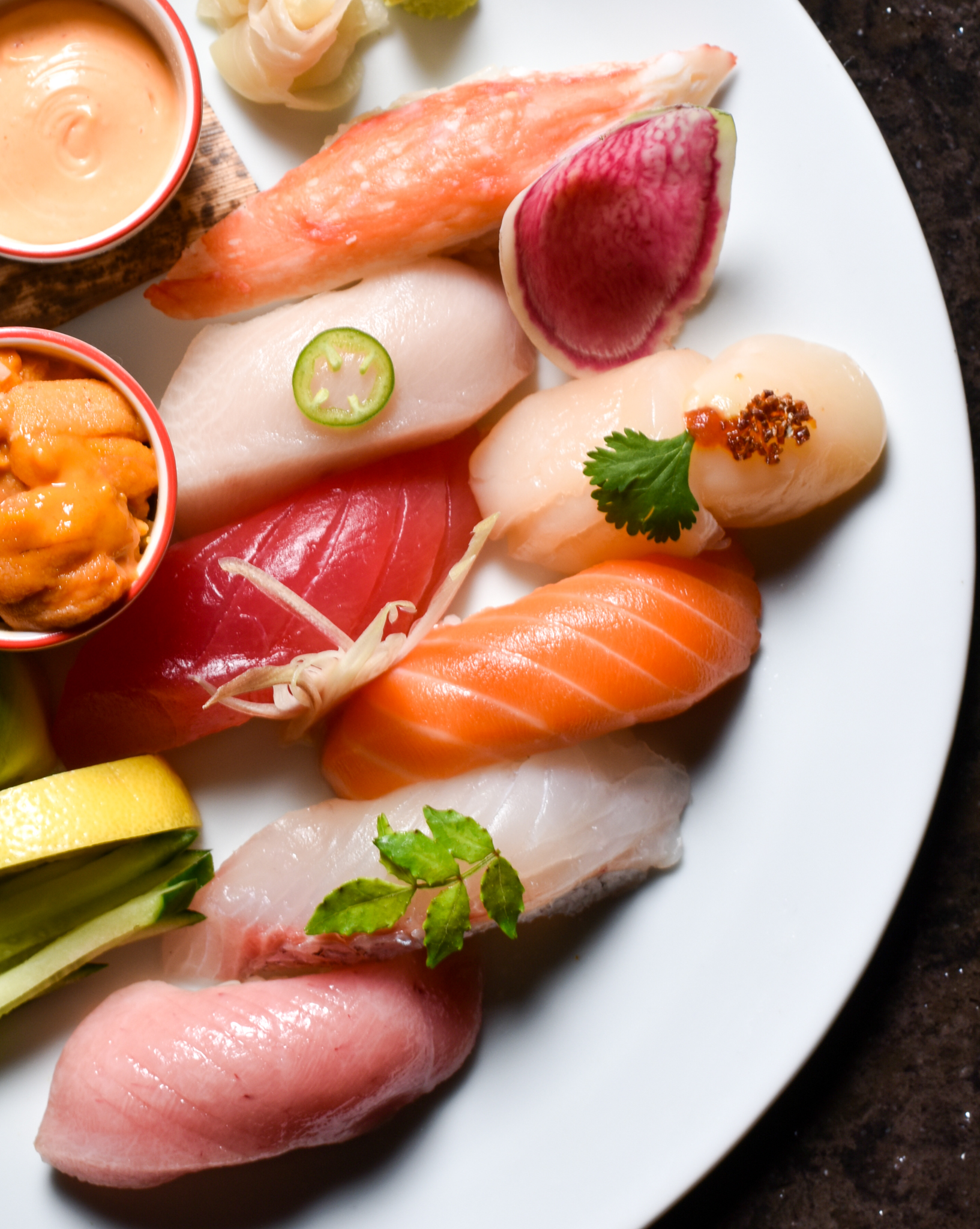 Image of a platter of Sushi