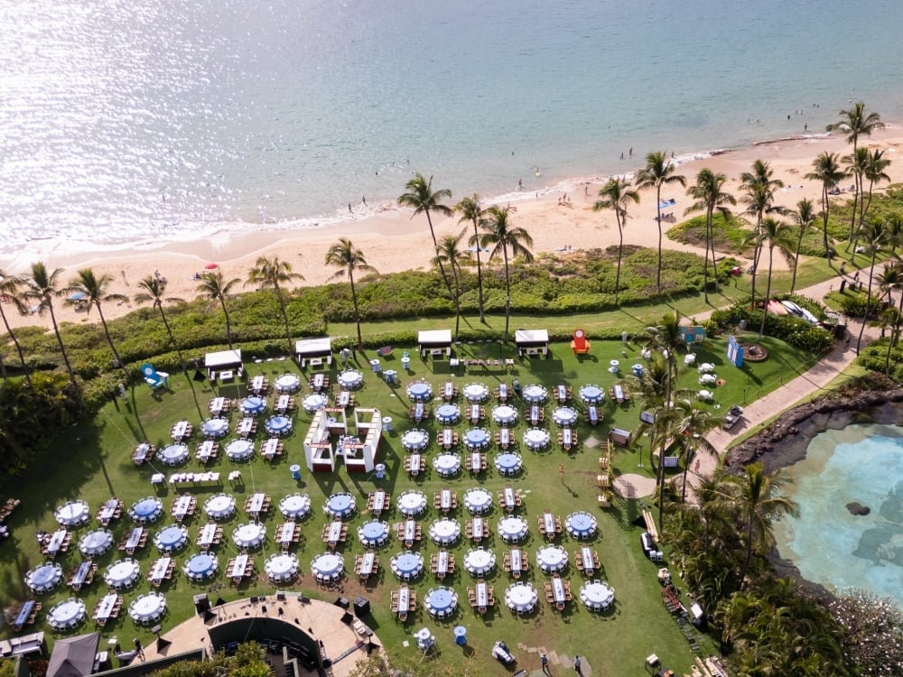 molokini garden event setup