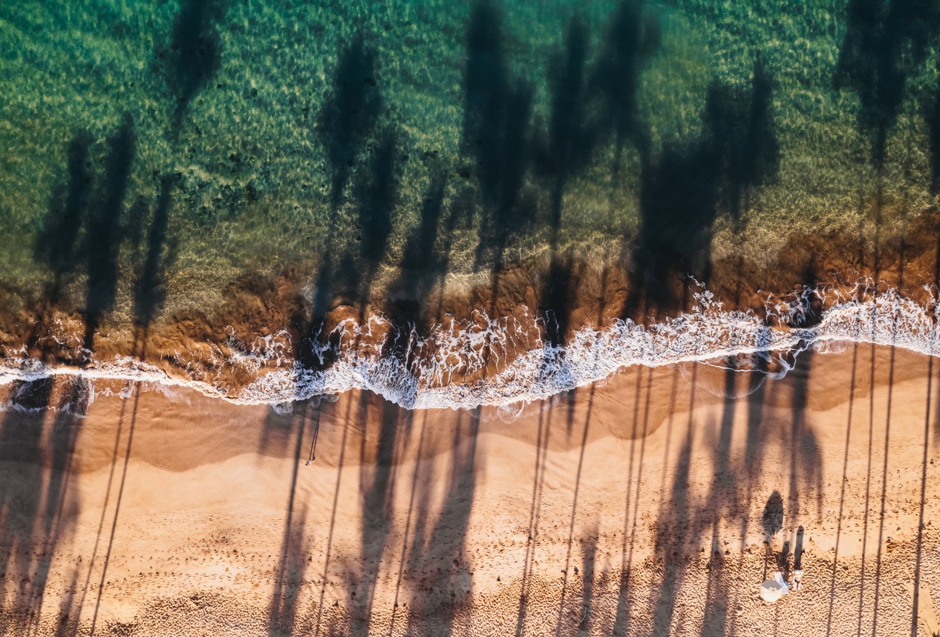 Picture of the ocean shoreline 